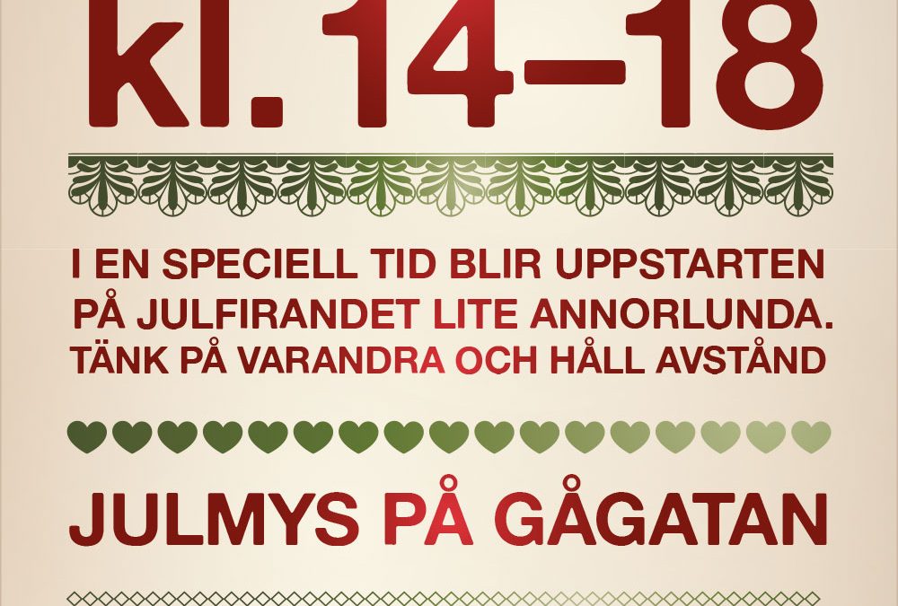 Skyltsöndag 29 november