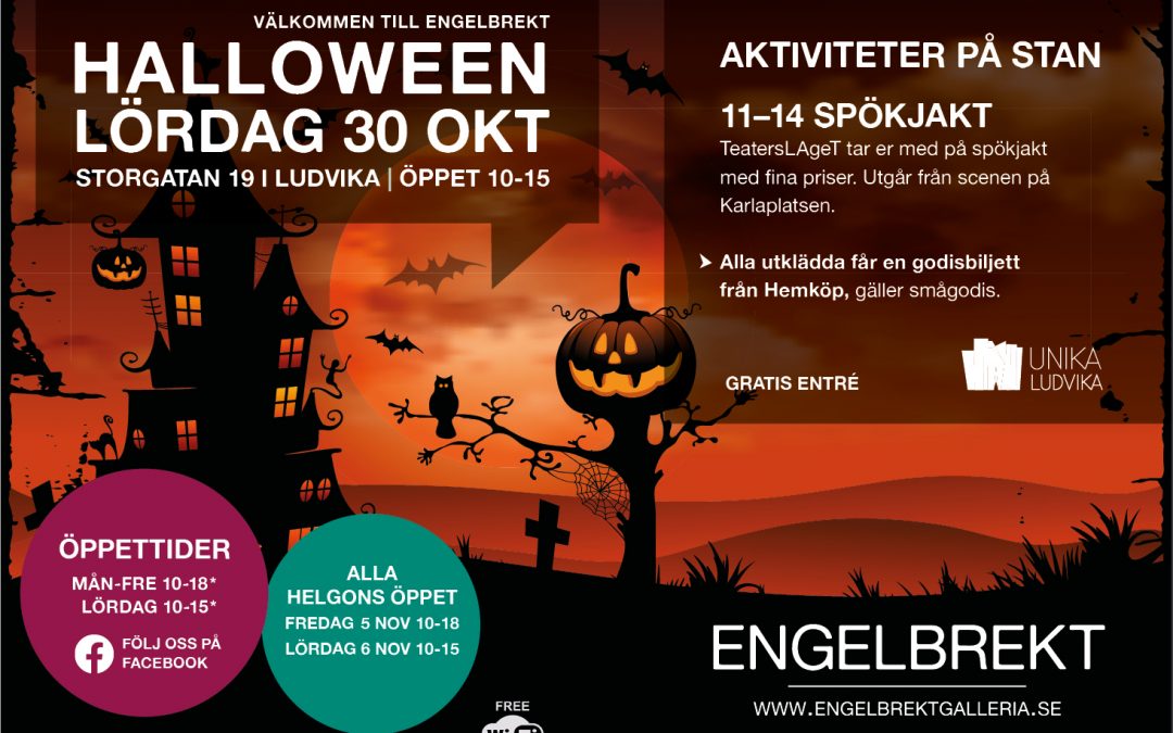 HALLOWEEN Lördag 30 Oktober