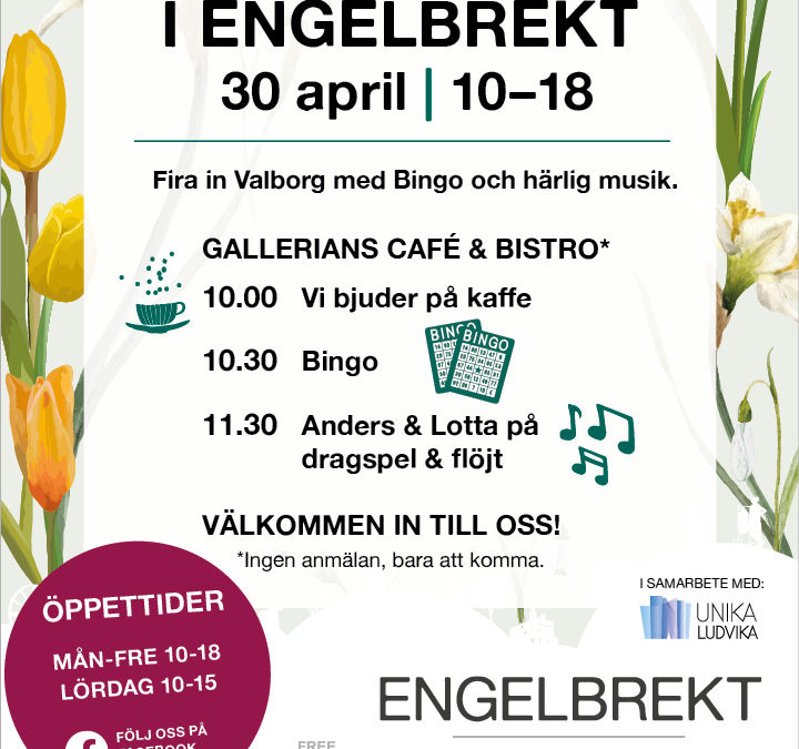 Valborgsbingo 30 april 2024