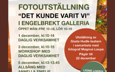 Fotoutställning: ”Det kunde varit vi” i Engelbrekt Galleria