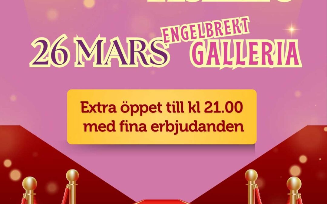Modevisning i Engelbrekt Galleria 26 mars 2026