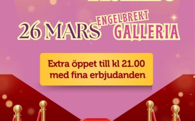 Modevisning i Engelbrekt Galleria 26 mars 2026