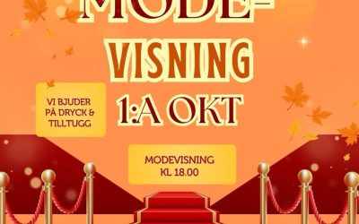Modevisning i Engelbrekt Galleria den 1 oktober